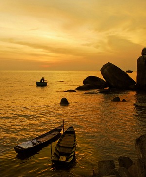 Sunset fishing